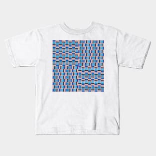 Blue Mosaic Kids T-Shirt